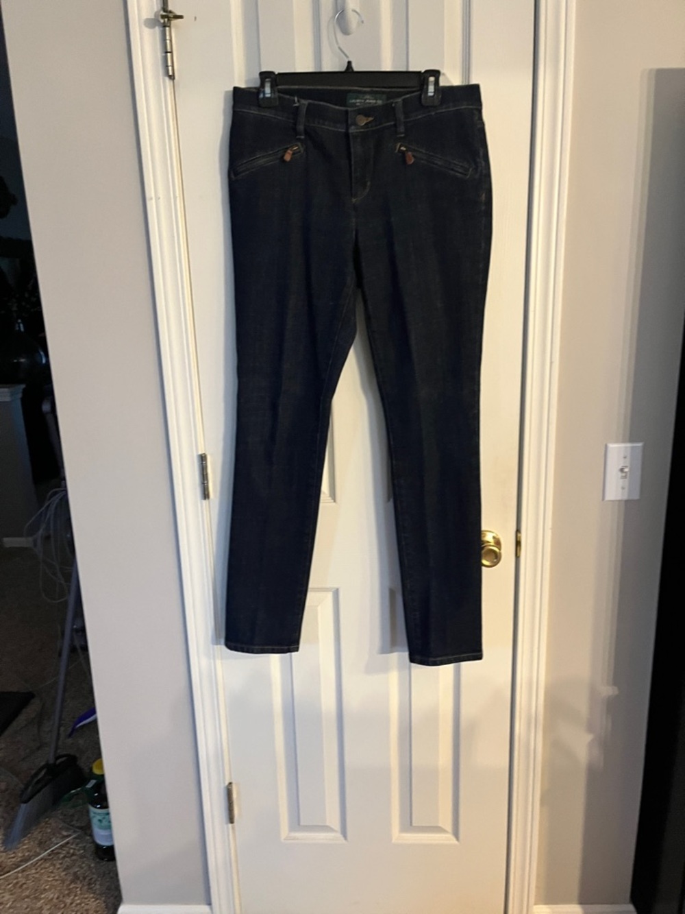 Lauren Ralph Lauren Dark Blue Straight Leg Jeans